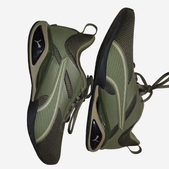 Olive green Puma trainers Women's 8.5 - Picture 7 of 8